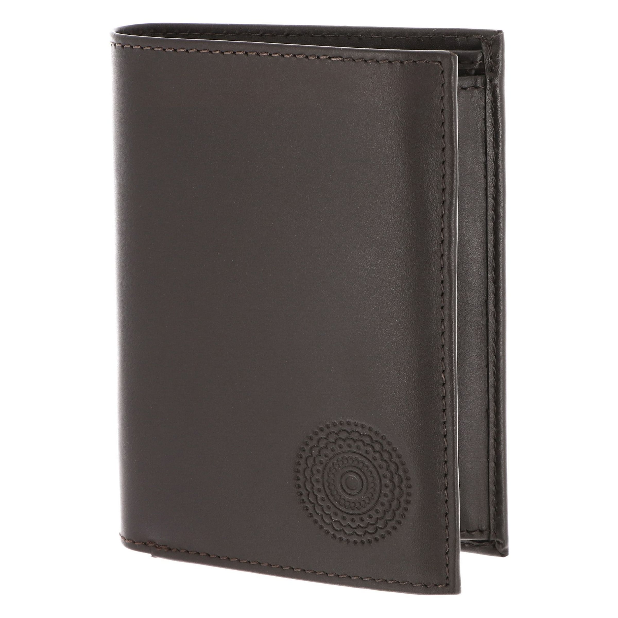 Porte-monnaies OXMOX en marron : devant