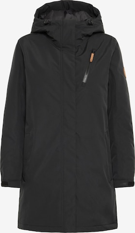 North Bend Outdoorjas ' Kea' in Zwart: voorkant