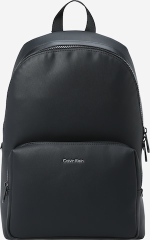 Calvin Klein - Mochila 'MUST' em preto: frente