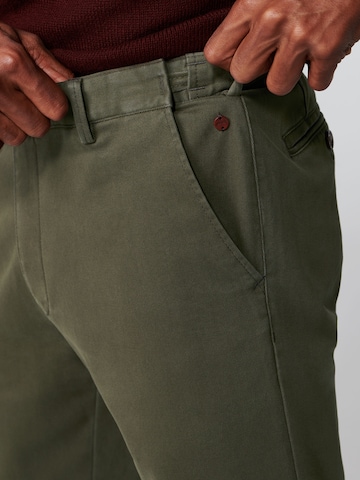Regular Pantalon chino 'Oslo' MEYER en vert