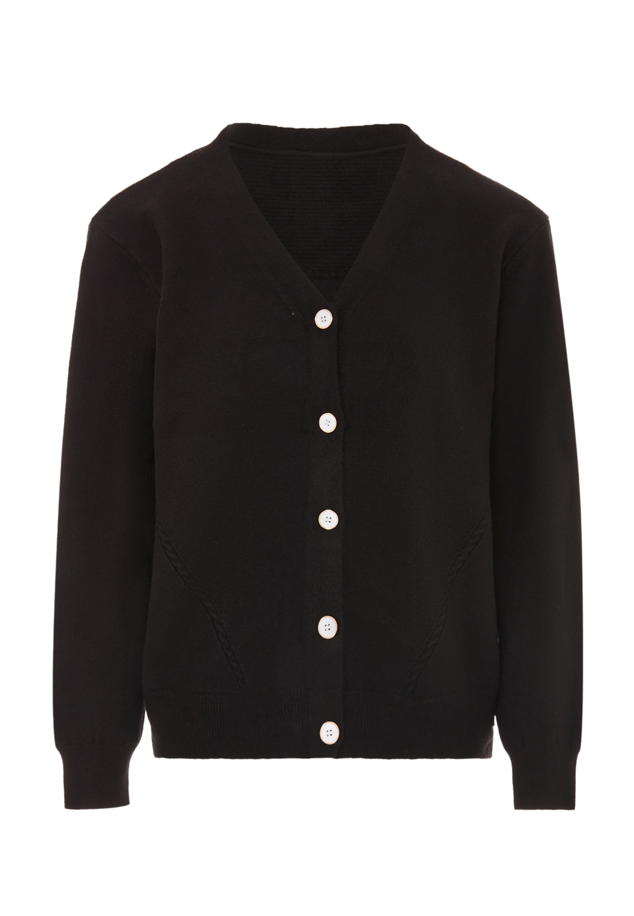 YASANNA - Casaco de malha em preto: frente