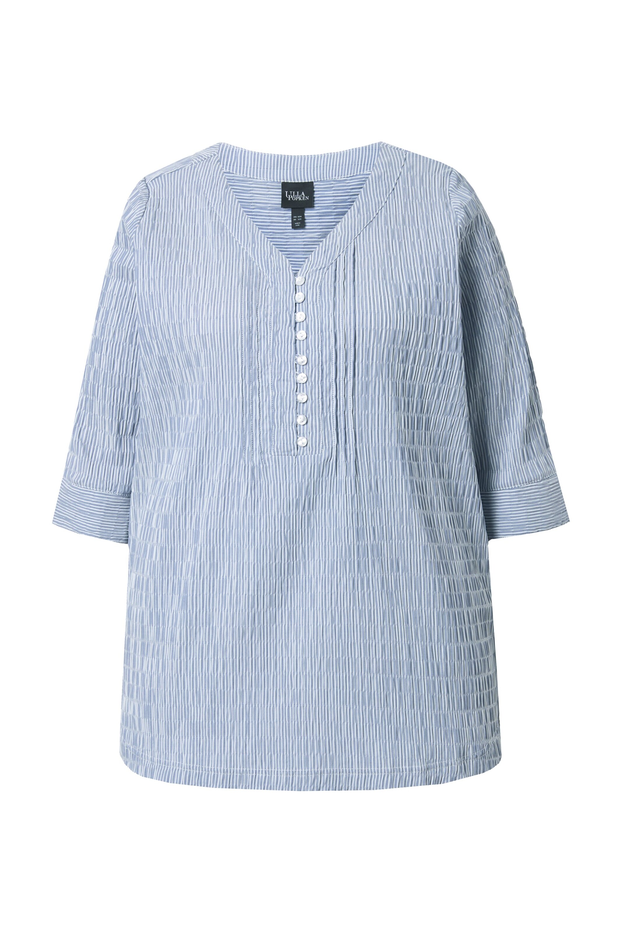 Ulla Popken Tuniek in Blauw: voorkant