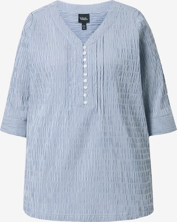 Ulla Popken Tunika in Blau: Vorderseite