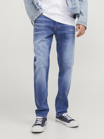 JACK & JONES Zúžený Džíny 'JJIMike JJOriginal' – modrá: přední strana
