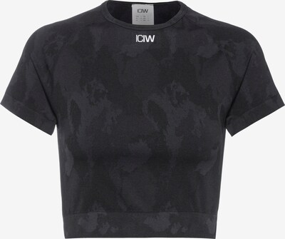 ICANIWILL Shirt in schwarz / weiß, Produktansicht