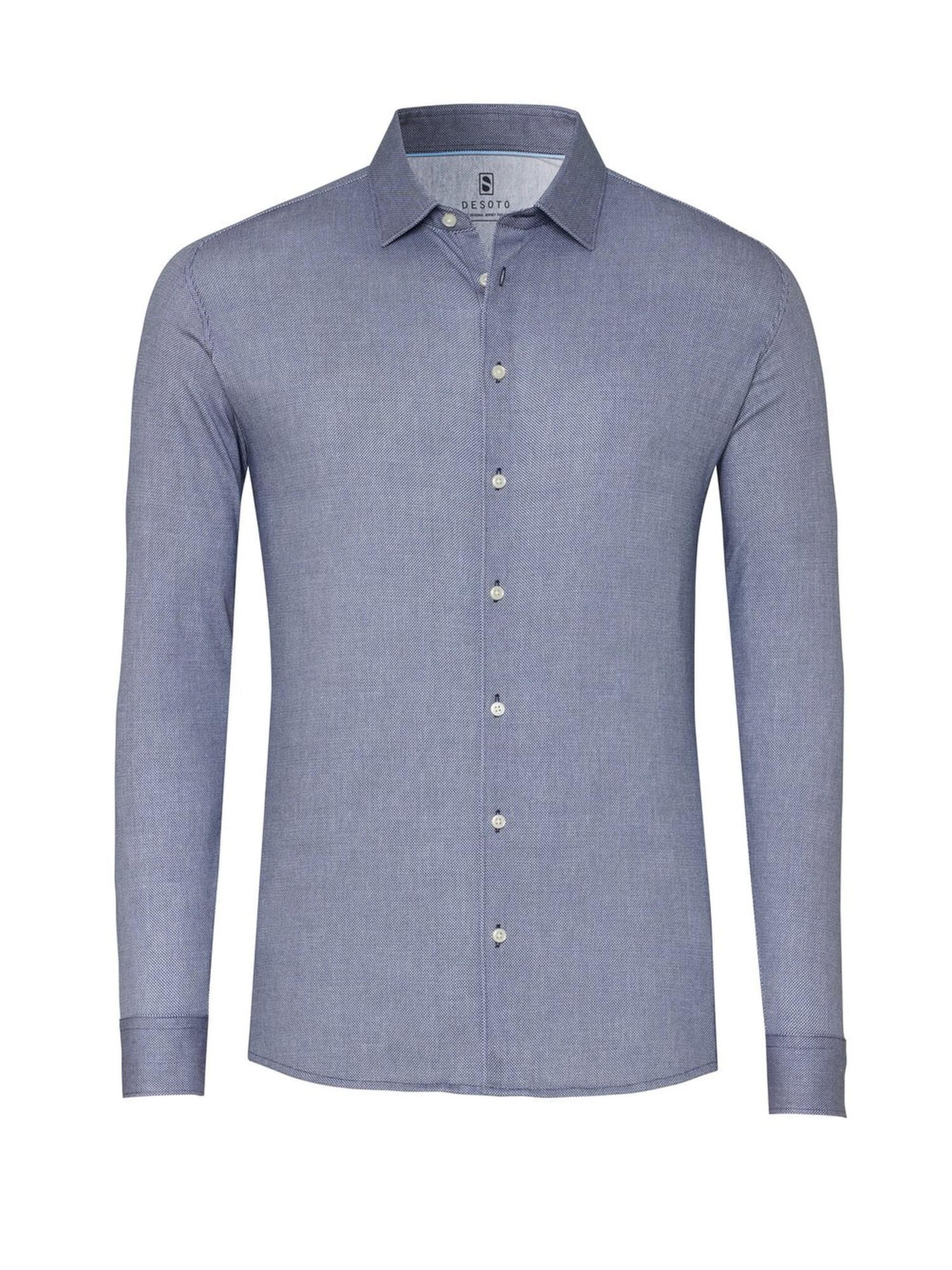 Coupe slim Chemise DESOTO en bleu : devant