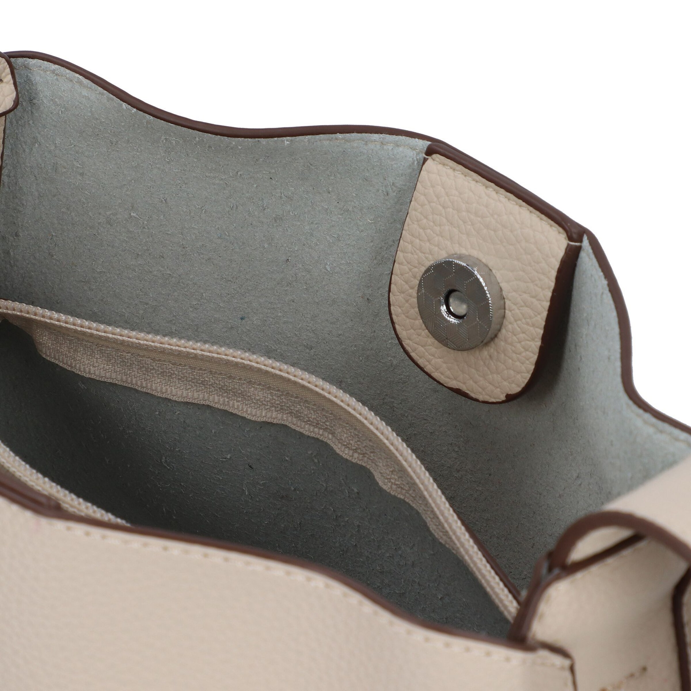 TOM TAILOR Umhängetasche 'Angie' in Beige