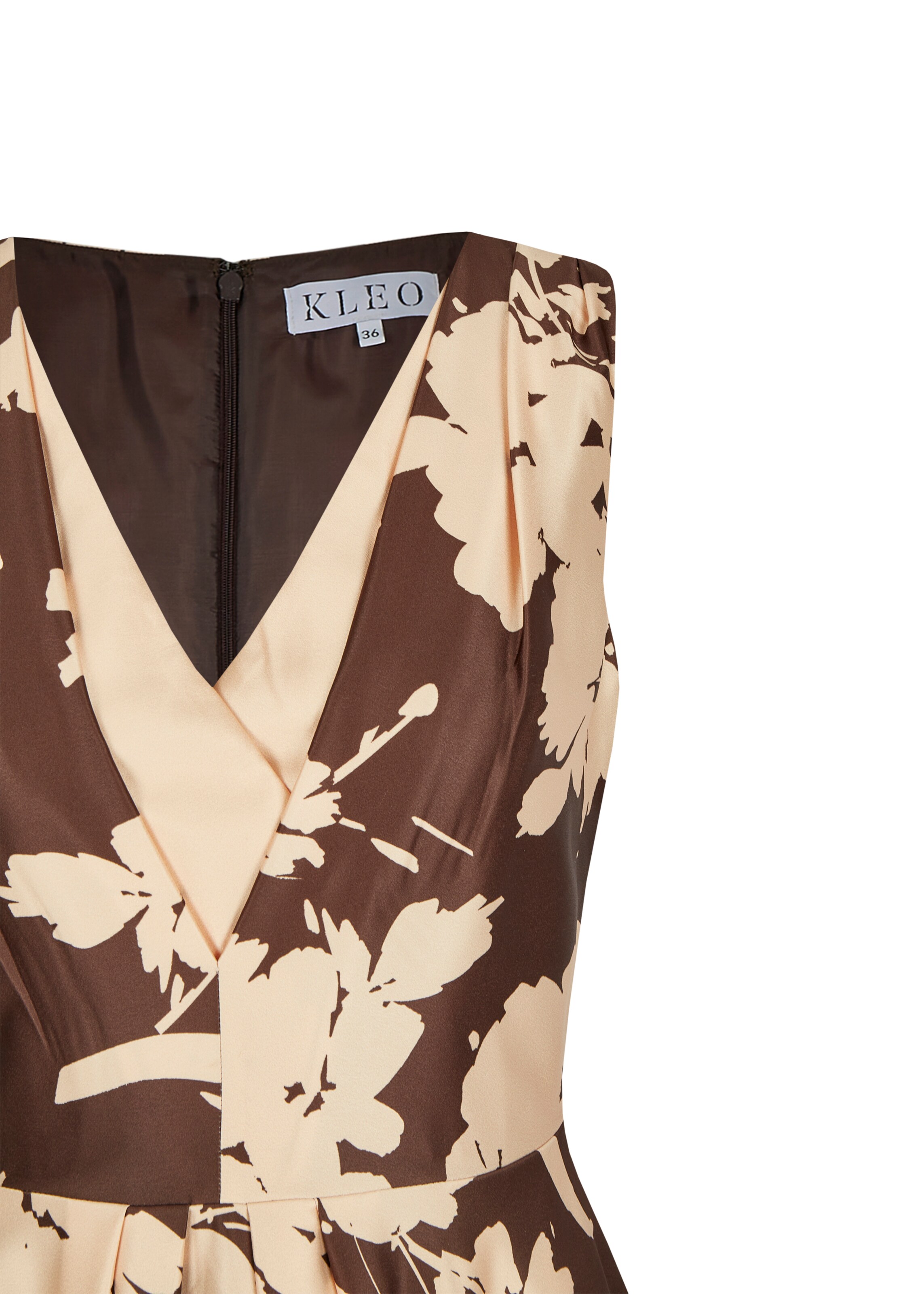 KLEO Cocktailjurk in Bruin