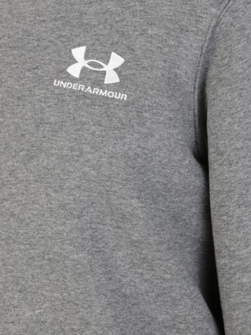 UNDER ARMOUR Sportsweatshirt 'Essential' in Grau