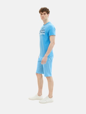 TOM TAILOR Regular Shorts in Blau