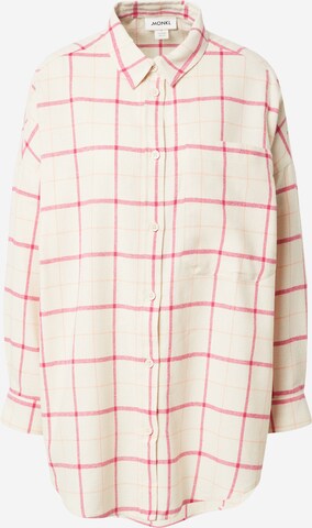 Camicia da donna di Monki in bianco: frontale