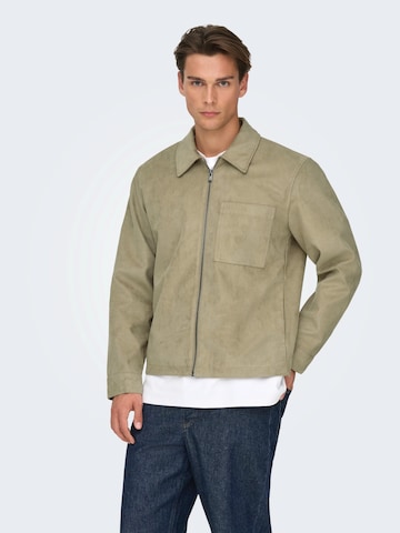 Only & Sons Overgangsjakke 'ONSRICK' i grøn