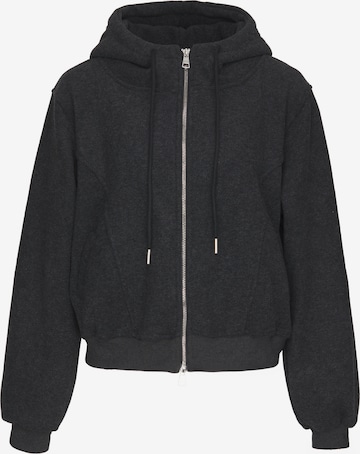 Veste de survêtement MYMO en gris : devant