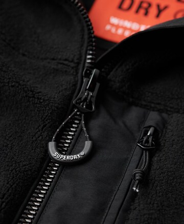 Superdry Fleece Jacket in Black