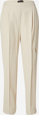 COMMA Regular Broek in Beige: voorkant