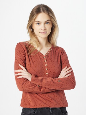 T-shirt Ragwear en marron : devant