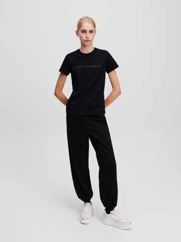 Tapered Pantaloni di Karl Lagerfeld in nero