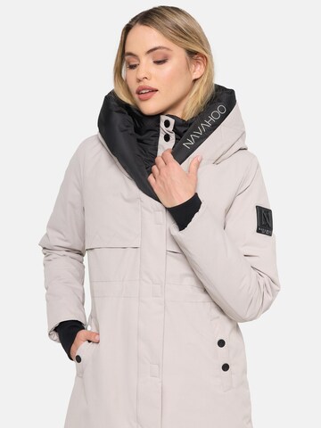Cappotto invernale 'Snowelf' di NAVAHOO in grigio