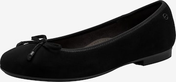 Tamaris Ballerina in Schwarz: Vorderseite