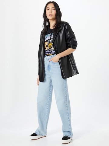 VERO MODA Wide leg Jeans 'REBECCA' in Blauw