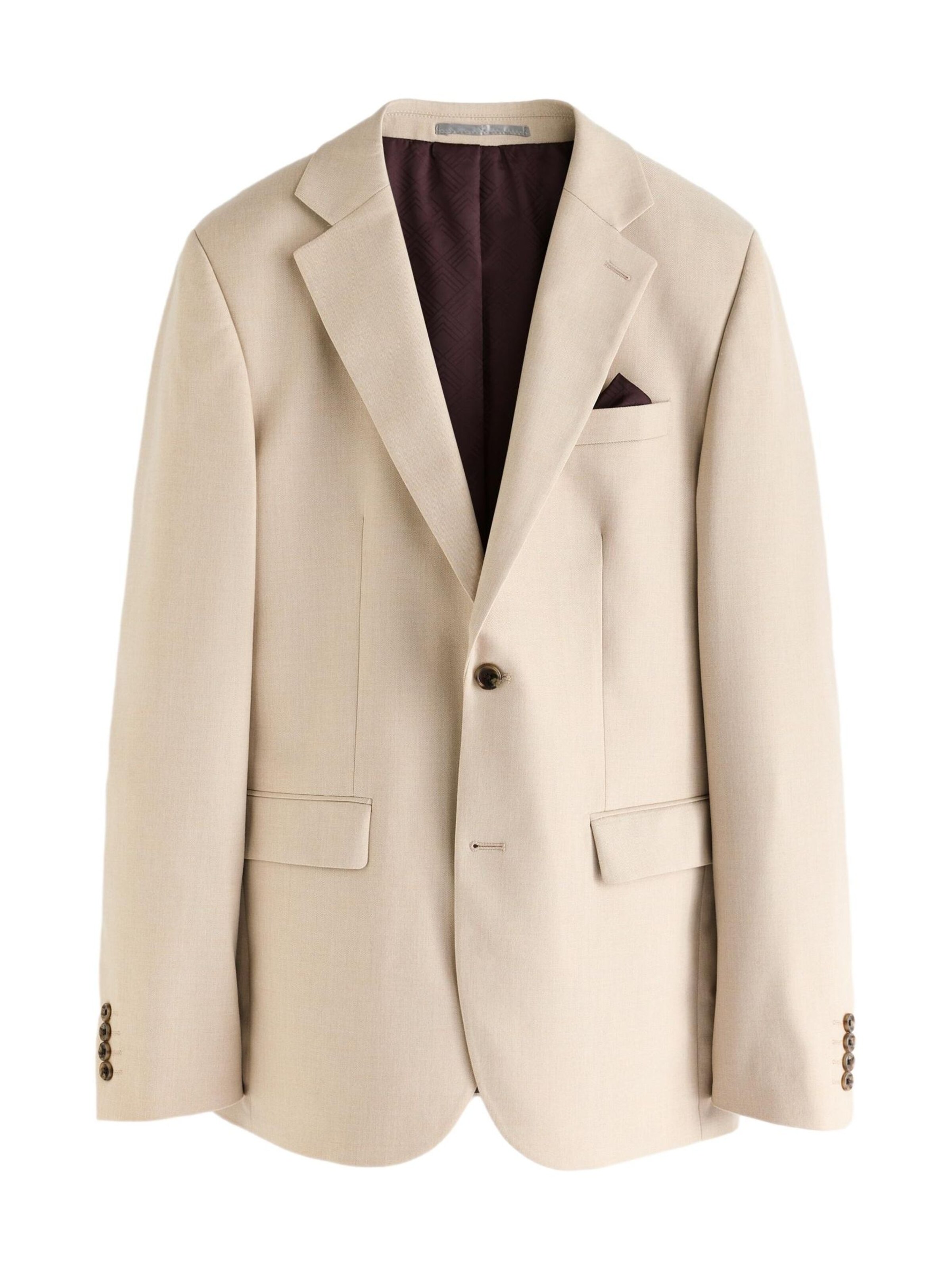 Regular fit Giacca da completo di Next in beige: frontale