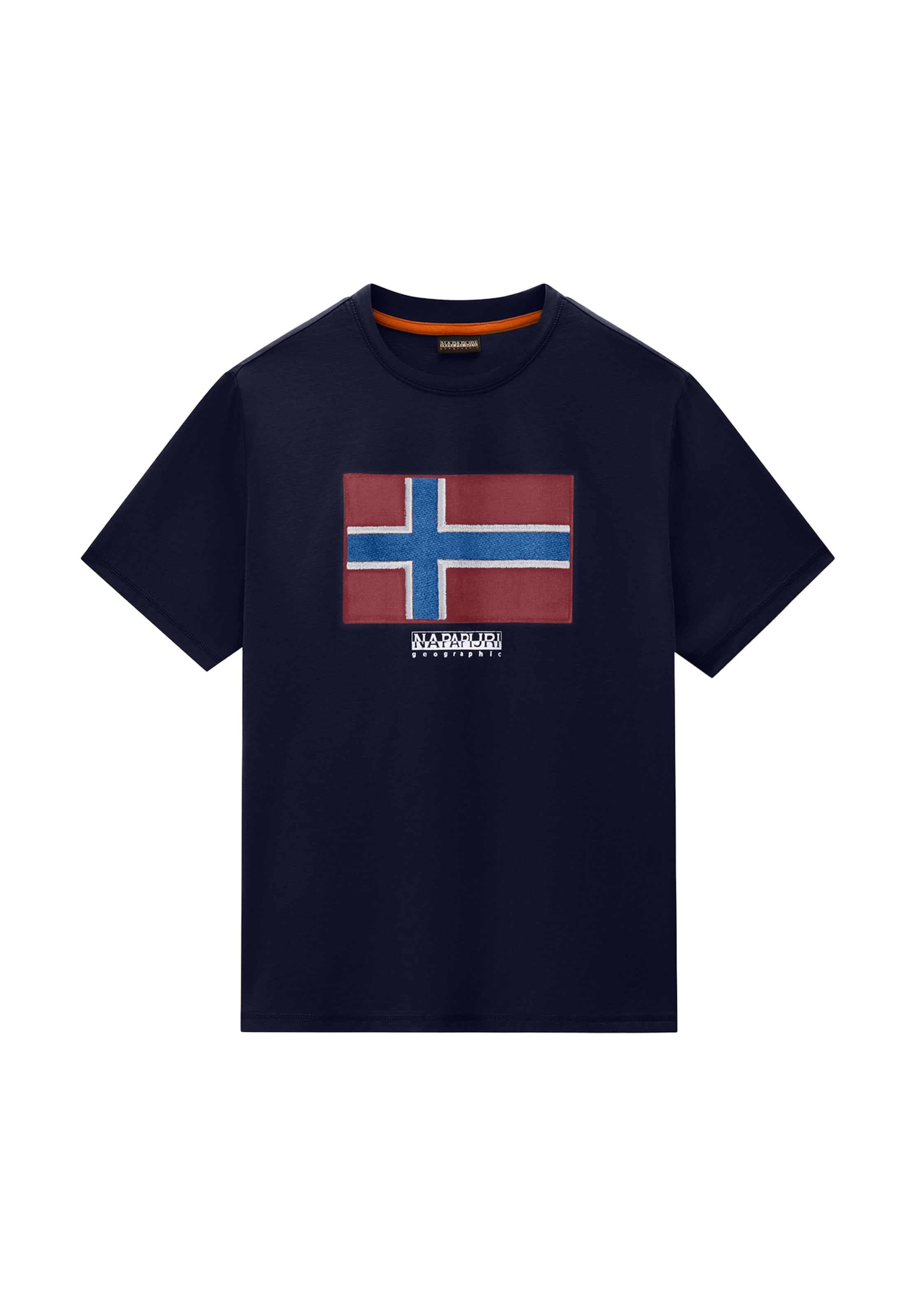 NAPAPIJRI Bluser & t-shirts 'FLAG TIKI' i blå: forside