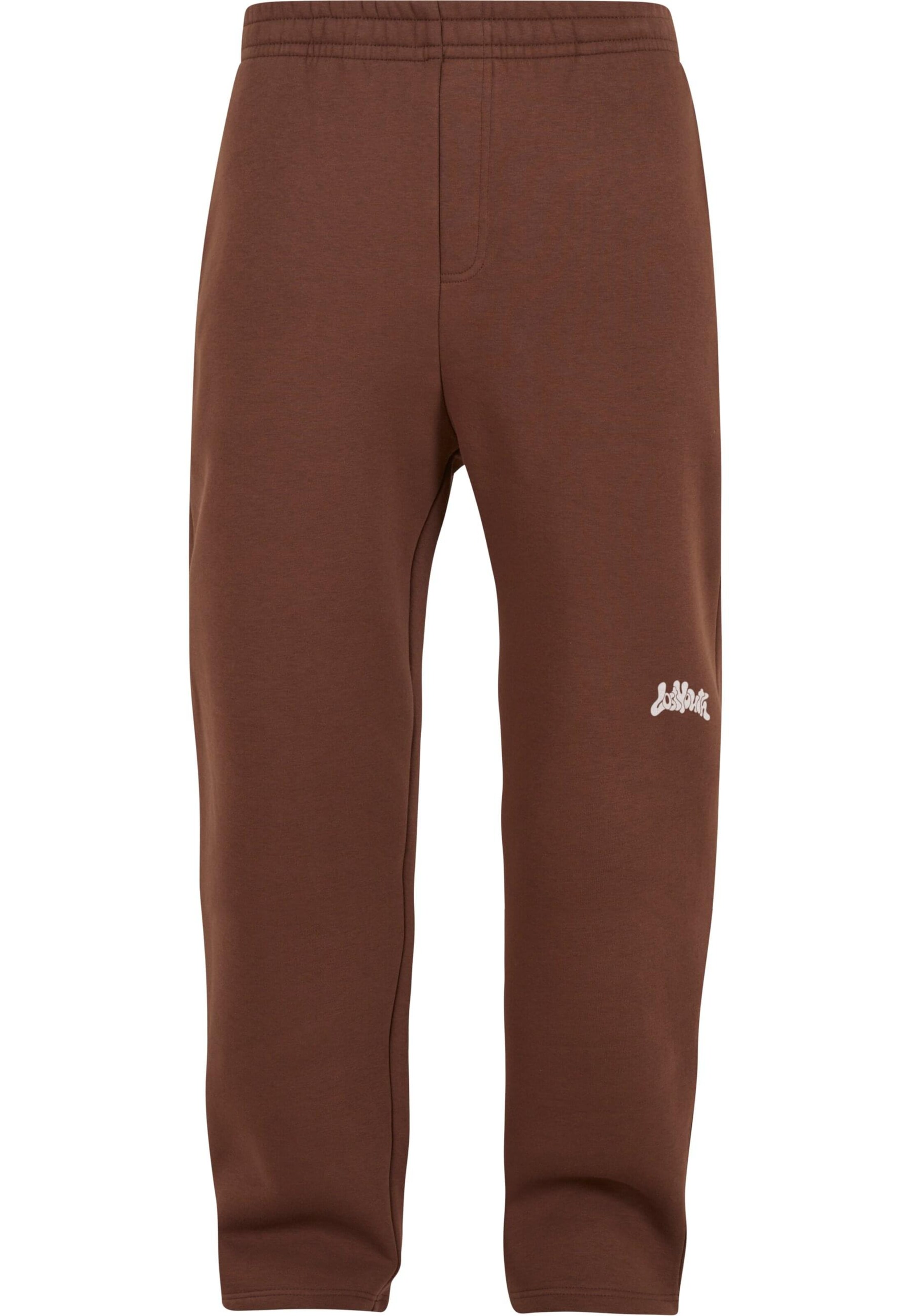 Lost Youth Kalhoty – hnědá: přední strana