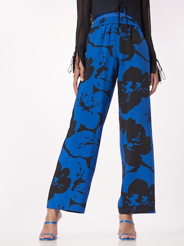 b.young Wide leg Pants 'BYIBINE' in Blue: front