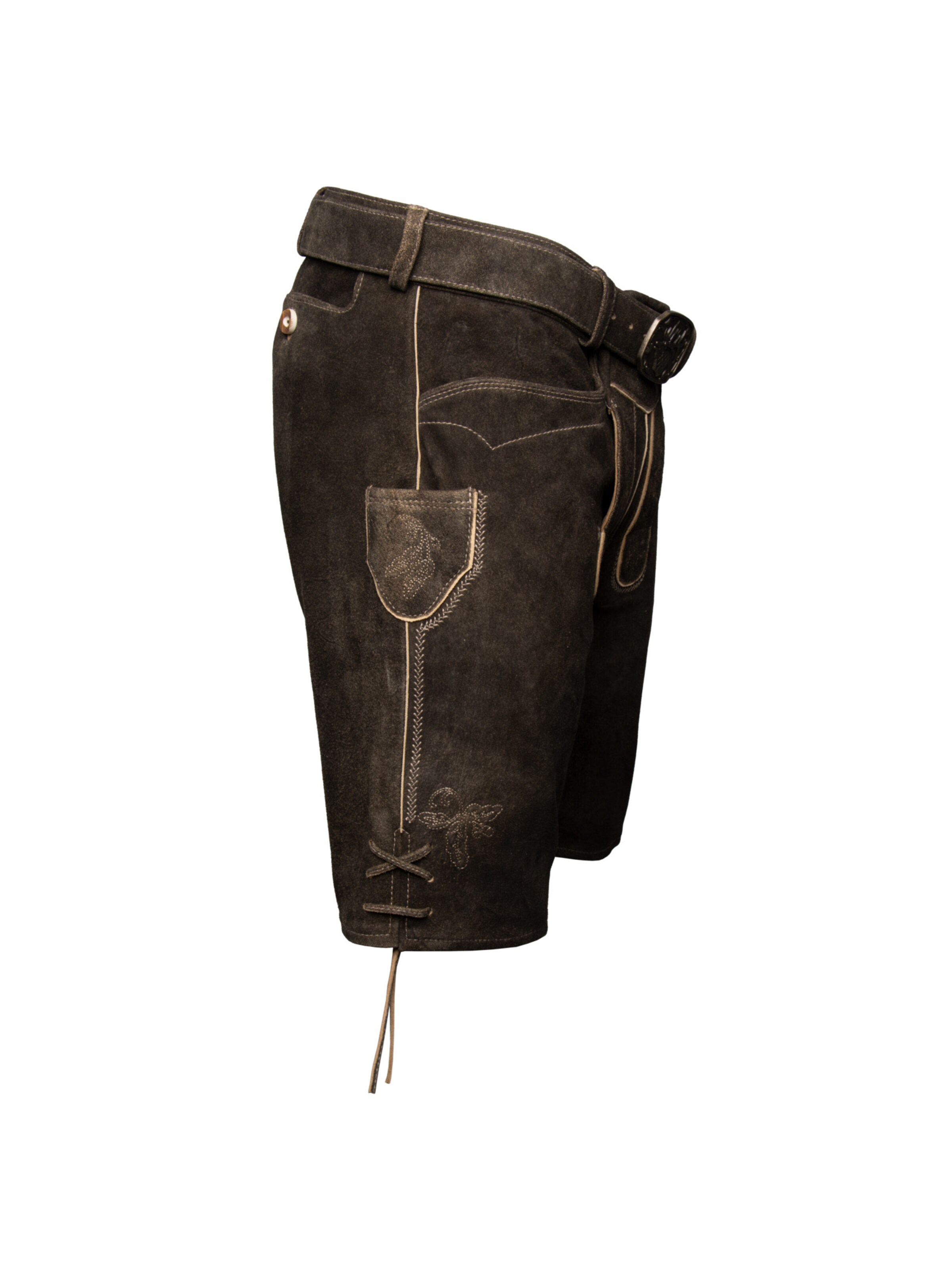 SPIETH & WENSKY - Regular Calças tradicionais 'Veit' em castanho