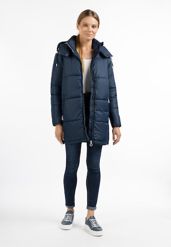 DreiMaster Maritim Winterparka in Blau