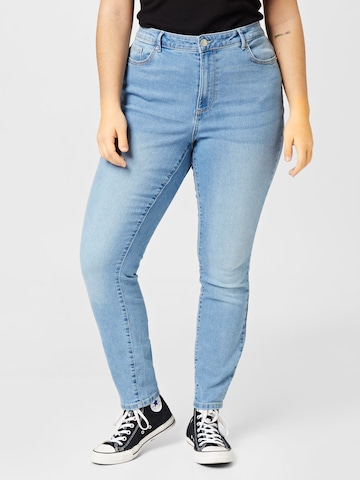 Vero Moda Curve Skinny Jeans 'SOPHIA' in Blue: front