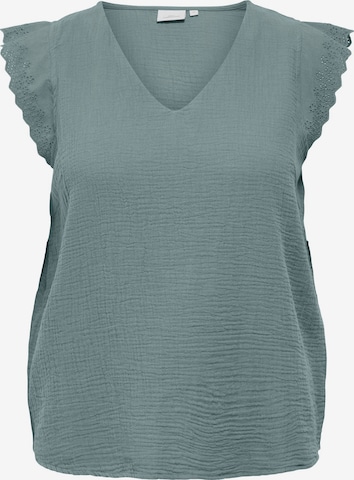 ONLY Carmakoma Bluse 'CARThyra' i grøn: forside