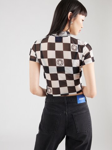 HUGO - Camisa 'Dalorra' em preto