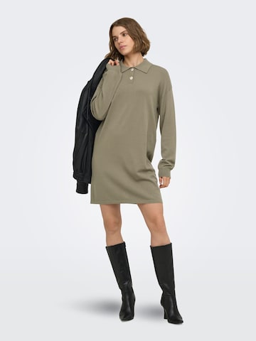 ONLY - Vestido de punto en verde: frente