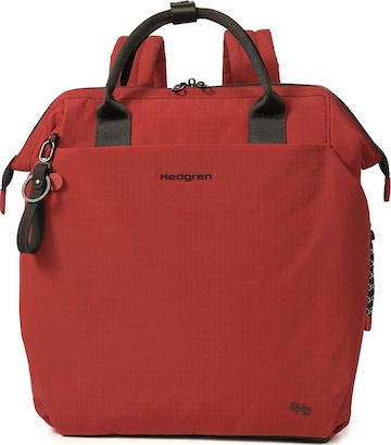 Hedgren - Mochila ' ORIZURU 18,9L ' em vermelho: frente