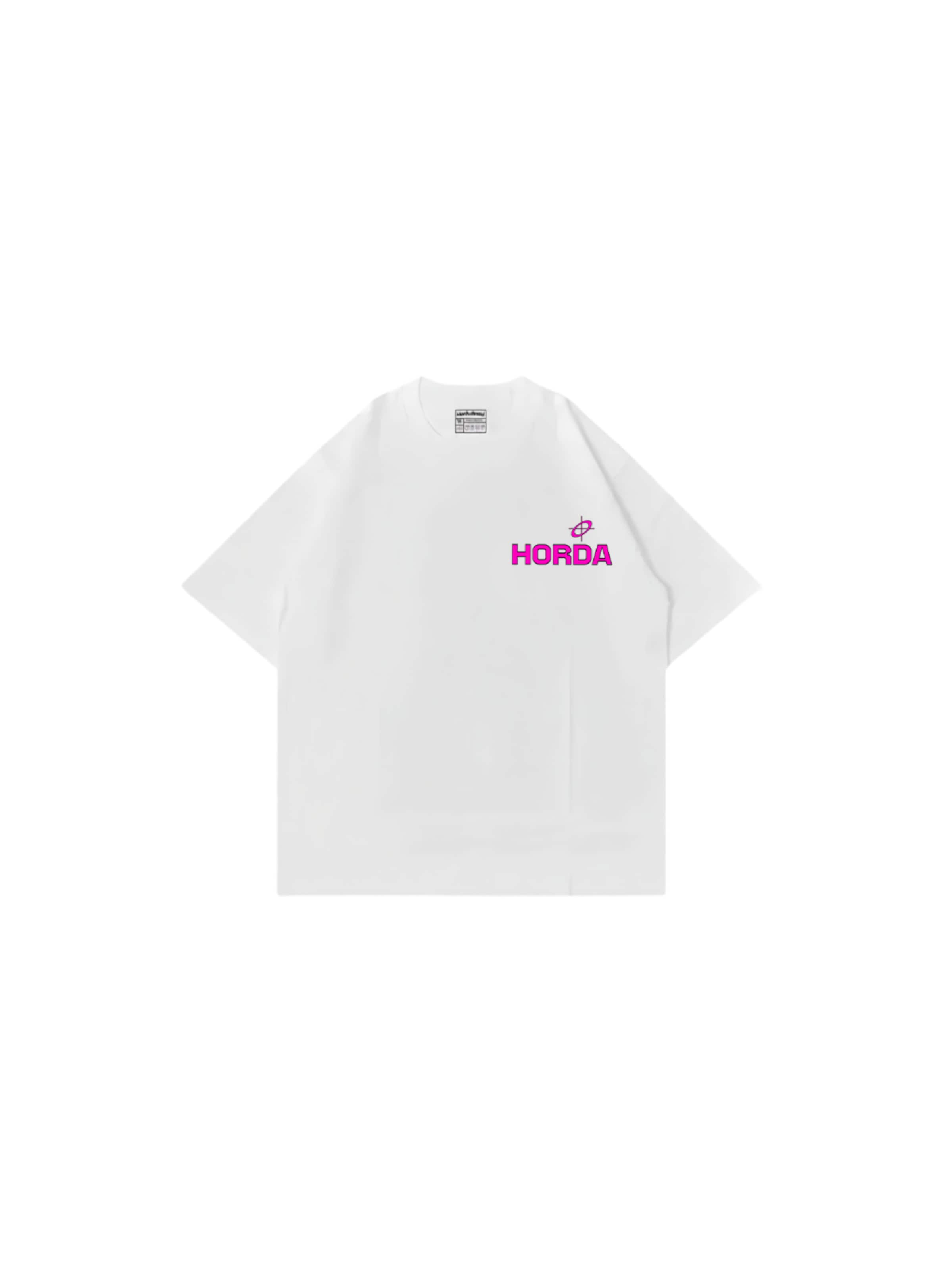 T-Shirt 'T-Shirt Boxy Fit Bianca CULTURE 100% Cotone Made in Italy' Horda en blanc