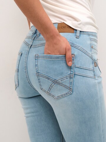 Cream Slim fit Jeans 'Amalie' in Blue