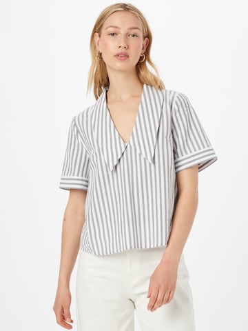 JUST FEMALE Bluse 'Rialto' in Grau: predná strana