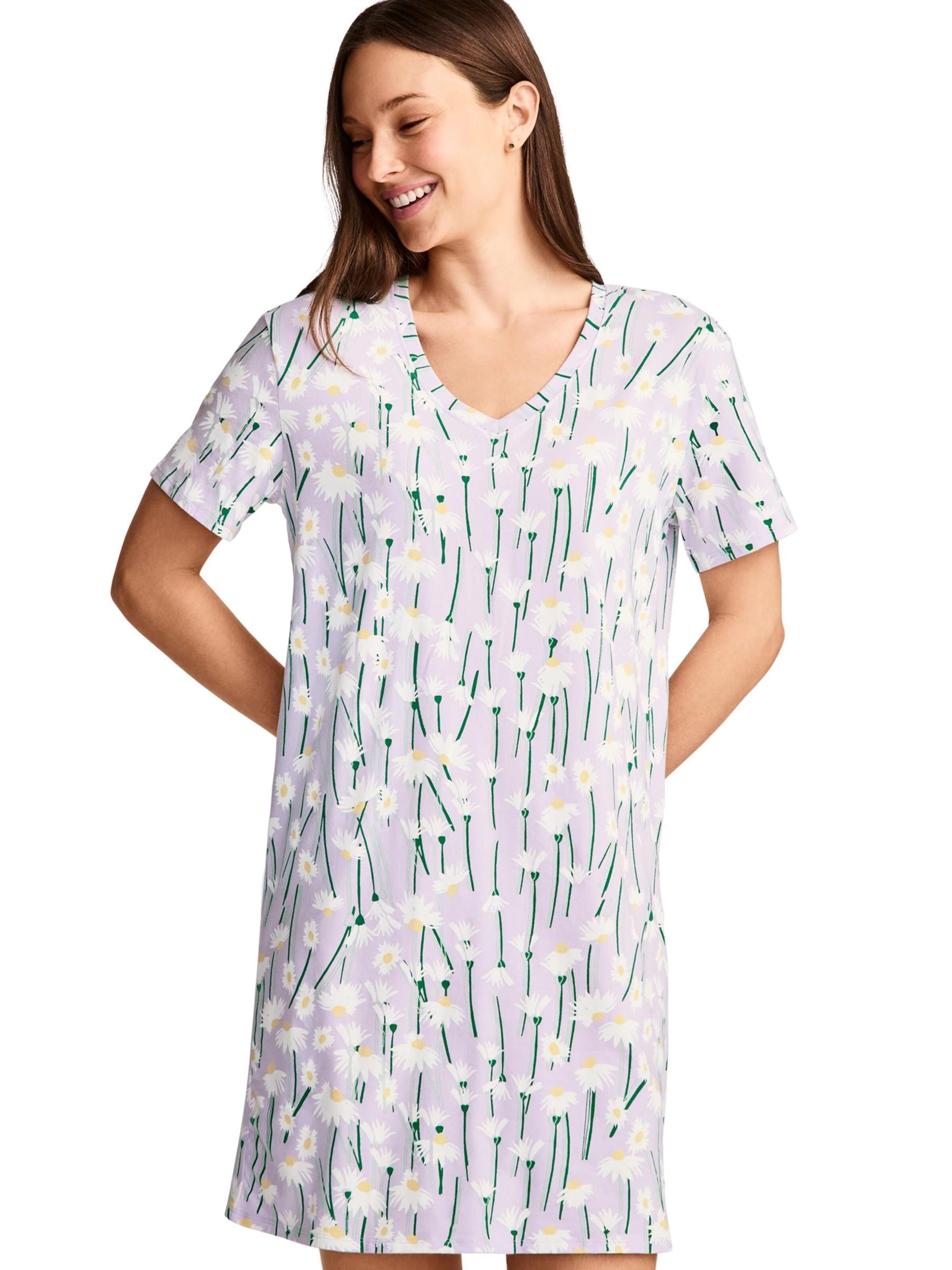 JOCKEY Nightgown 'Cotton Stretch Sleep Shirt' in Purple: front