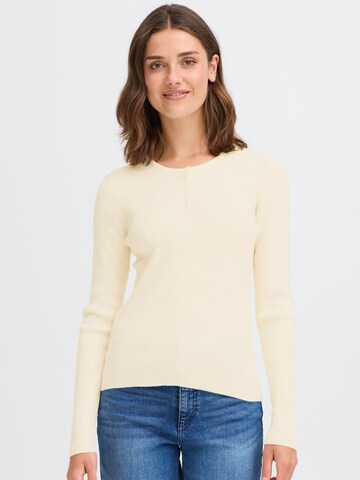 Oxmo - Camisa 'Isolray' em bege: frente