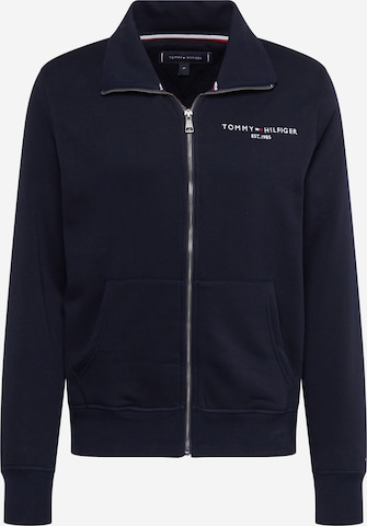 TOMMY HILFIGER Sweatvest in Blauw: voorkant