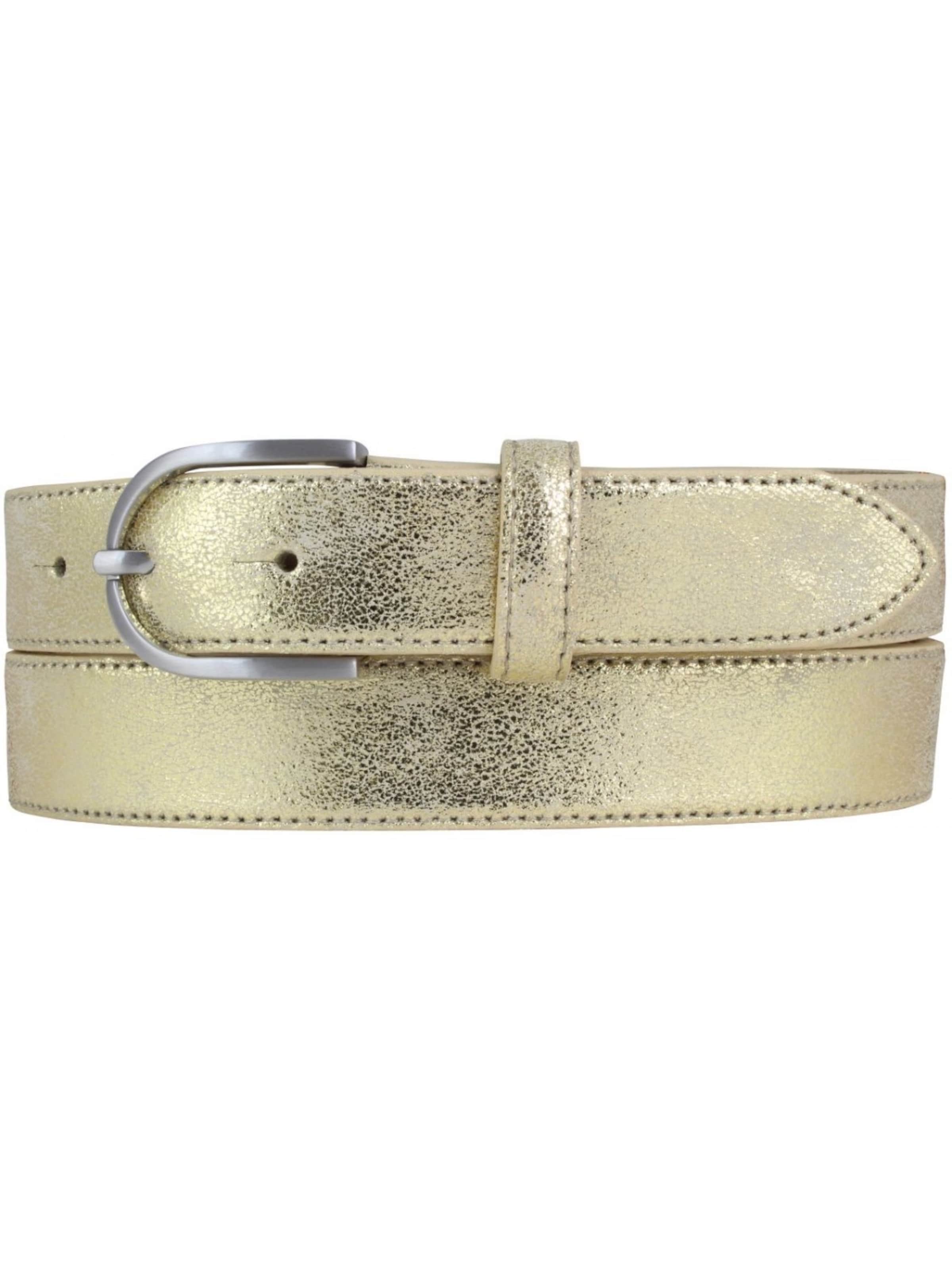 BELTINGER Belt 'Oristanoe' in Gold: front