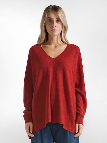 Pullover extra large di DEHA in arancione: frontale