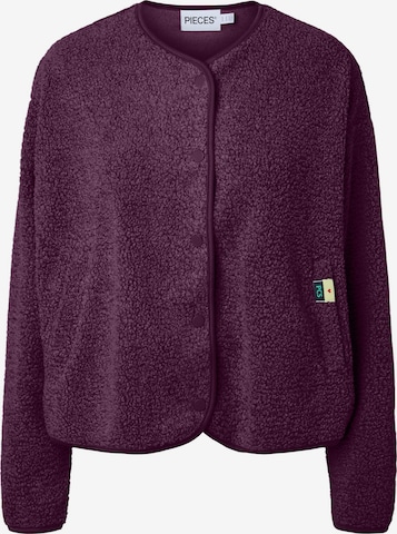 Veste mi-saison 'PCKATTY' PIECES en violet : devant