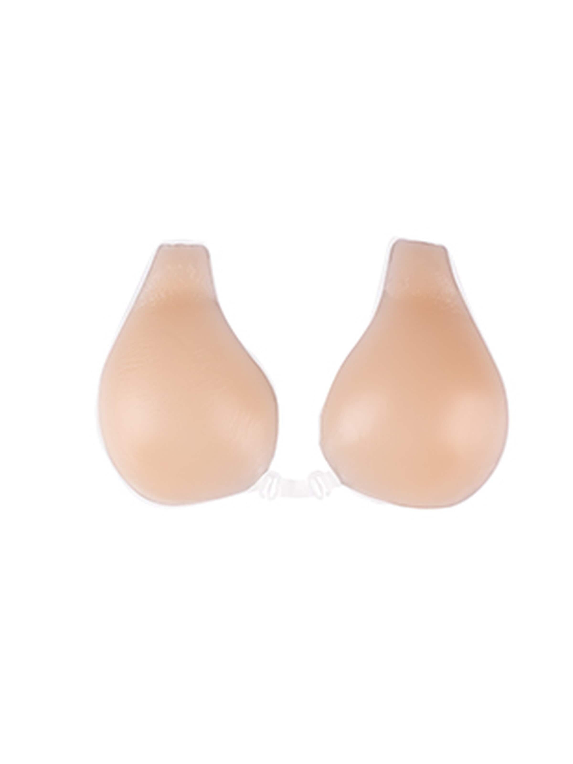 UNIQ Beauty - Accesorios para sujetador 'Strapless Adhesive Silicone Bra – Lift-Up Design with Front Clip' en beige: frente
