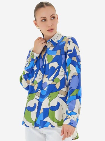 Chemisier Bigdart en bleu