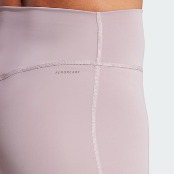ADIDAS PERFORMANCE Skinny Sports trousers 'Optime' in Purple