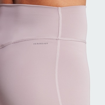 ADIDAS PERFORMANCE Skinny Sporthose in Lila