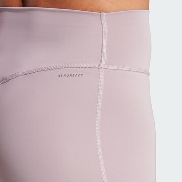 ADIDAS PERFORMANCE Skinny Sporthose in Lila