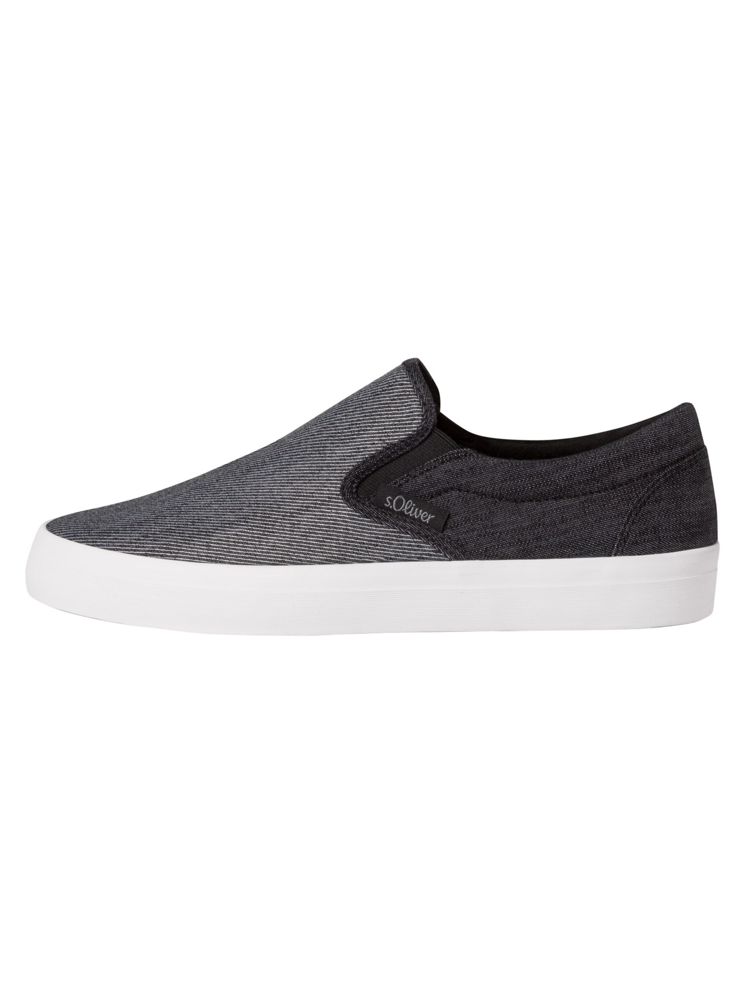 s.Oliver Slip On in Schwarz